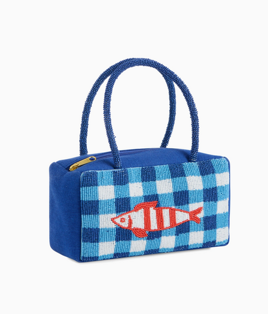 Beaded mini Fish Bag