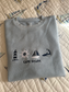 Coastal Icons - Unisex Light Blue Corduroy Crewneck
