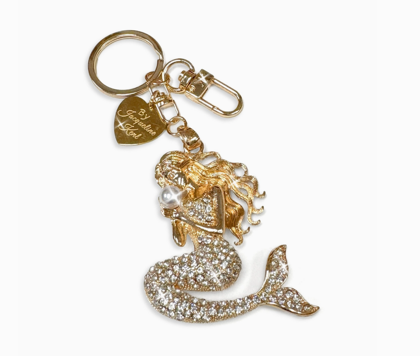 Purse Charm Mermaid Gold