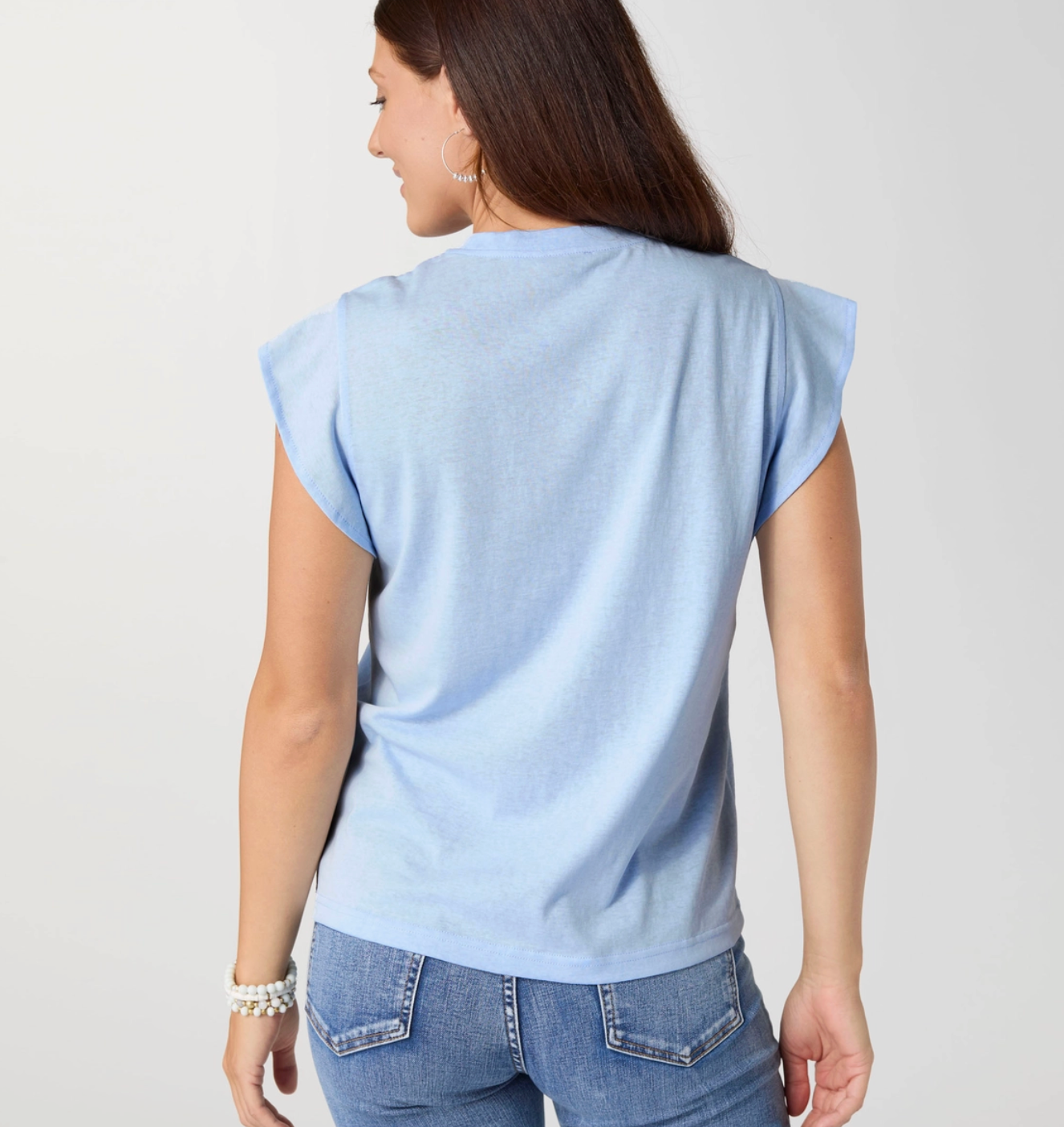 Lilly Ruffle Cap Sleeve Top