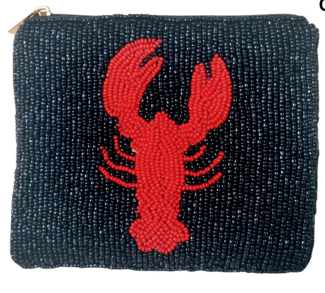 Beaded Cape Lobster Purse