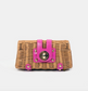 Lulu - Petite Crossbody Clutch Hot Pink