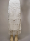 Lace Fringe Tiered Maxi Skirt