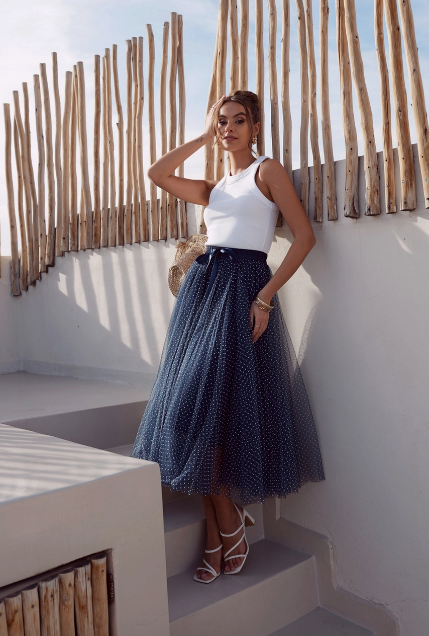 Aria Skirt in Plumetis Tulle