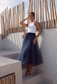 Aria Skirt in Plumetis Tulle