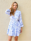 Ginah Dress Blue