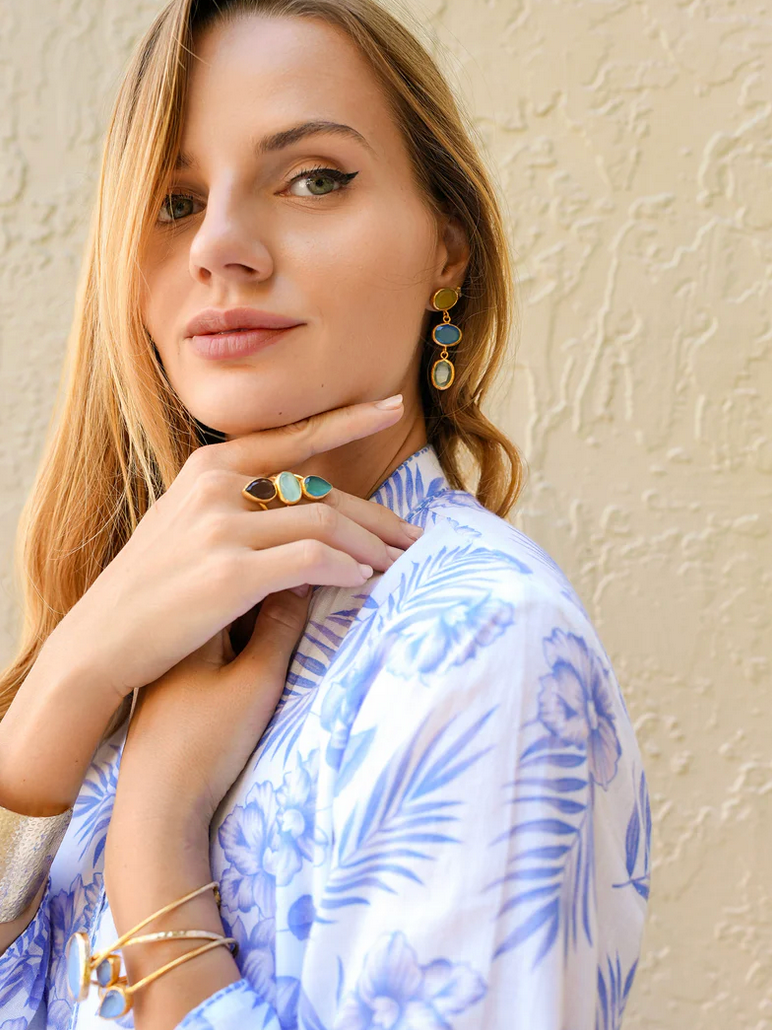Ginah Dress Blue