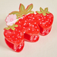 Shape Up Claw Clip-Strawberry Patch