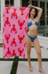Quick Dry Reversible Towel: Lobsters