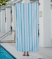 Quick Dry Reversible Towel: Blue Bow