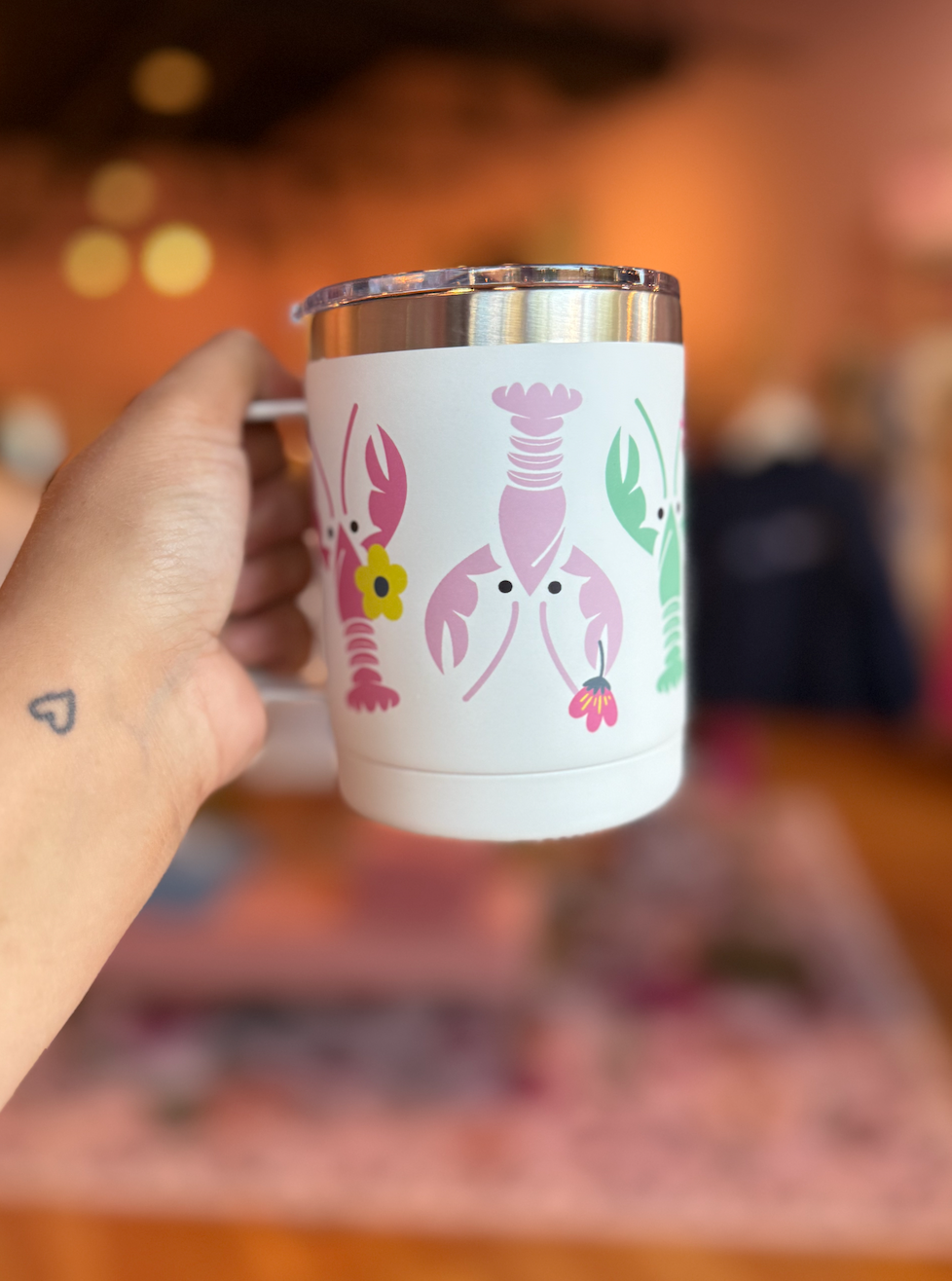 Coastal Bloom Lobster Mug
