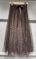 Aria tulle skirt with large polka dots brown