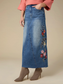 The Wildflower Denim Maxi: Pre Order