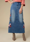 The Wildflower Denim Maxi: Pre Order