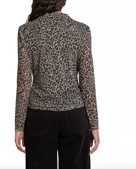 The Margot Mesh Button-Up