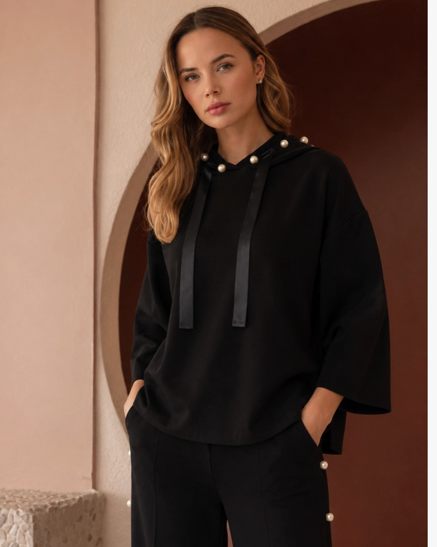 Francine French Scuba Pearl Hoodie