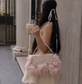 Pearlized Puff Crossbody Pink Powder