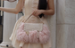 Pearlized Puff Crossbody Pink Powder