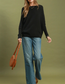 Dolman Dream Sweater: Black