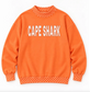 Cape Shark - Ladies Orange Mock Neck sweatshirt