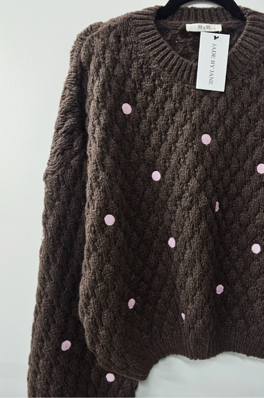 The Cozy in Dots Sweater
