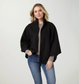 Juliet Faux Wool Wrap with Leather Tie