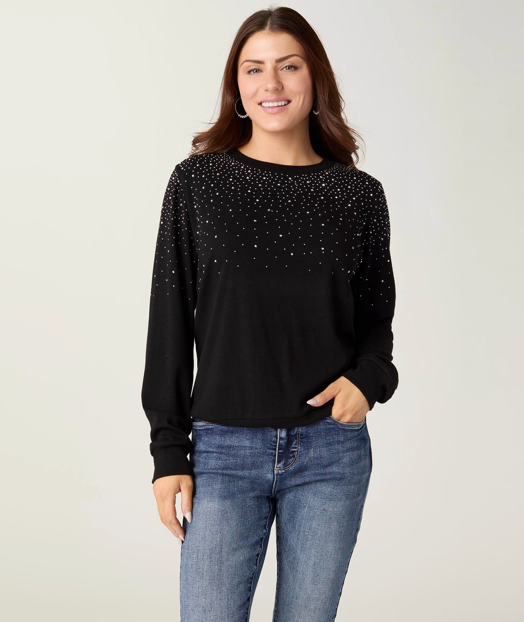 Giselle Rhinestone Top