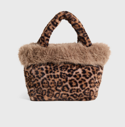 Lumi Tan Leopard Tote