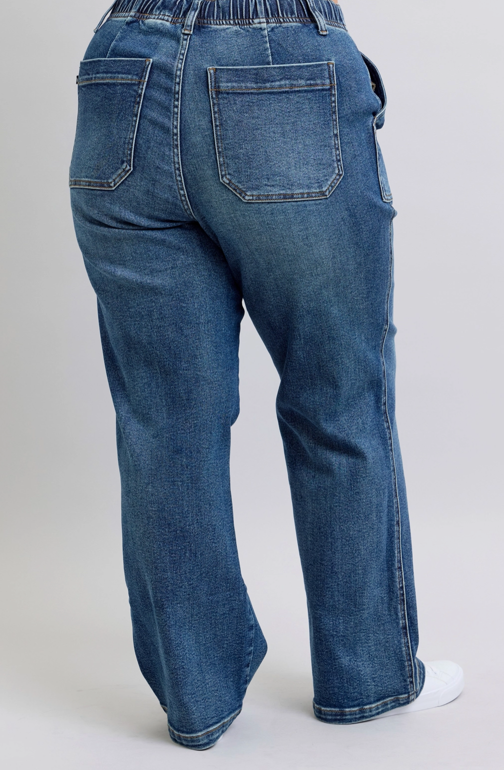 Judy Blue: High Waisted Drawstring Wide