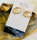 Mini Little River Pearl Gold Earrings