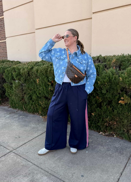 Judy Blue: Nancy Star Denim Jacket