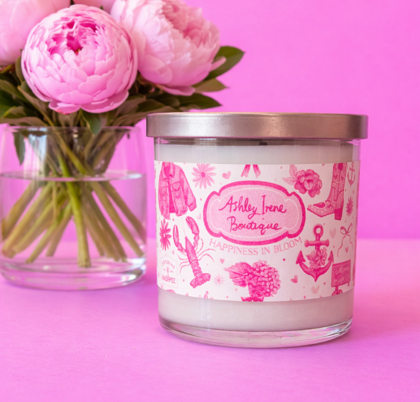 Happiness in Bloom: AIB Exclusive Candle