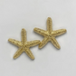 Gold Starfish Statement Earrings