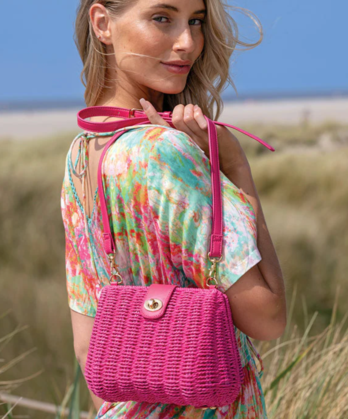 The Tia Bag: Hot Pink