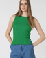 Boatneck Ribbed Sweater Tank