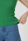Boatneck Ribbed Sweater Tank