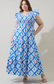Lobster Bay Sunfire Tiered Midi Dress Pre Order