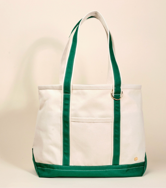 The Signature Canvas Tote Bag–dark Green