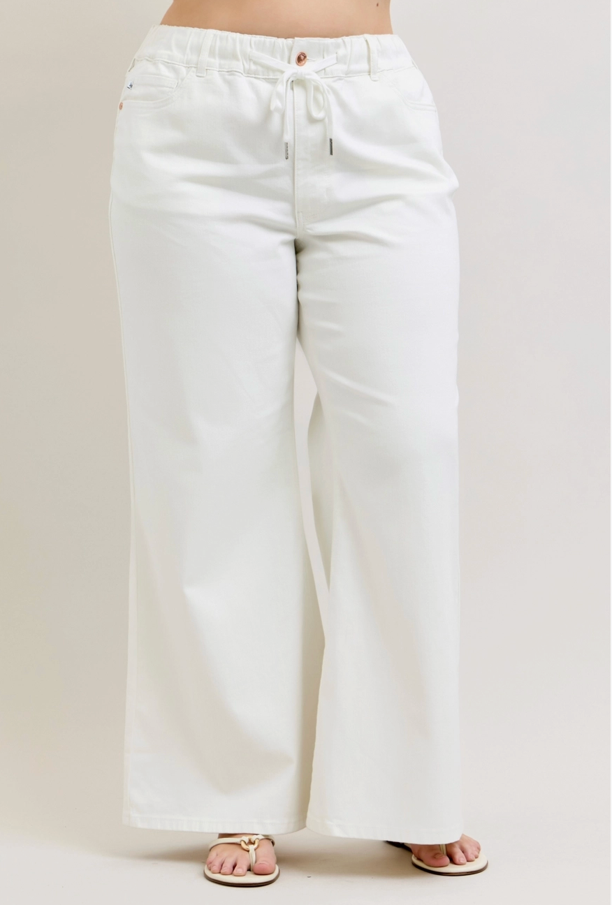 Featherweight Palazzo Elastic Waist