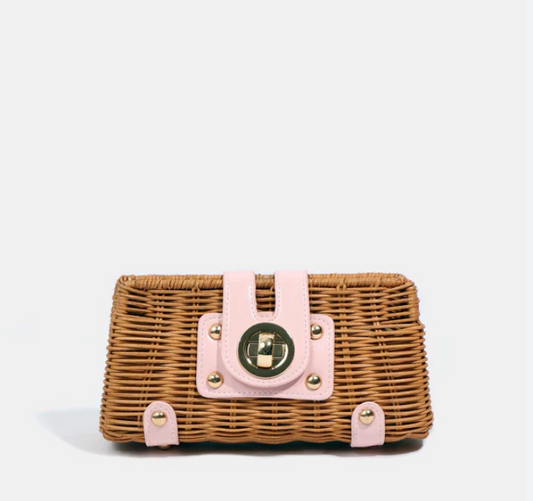 Lulu - Petite Crossbody Clutch Hot Pink
