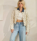 Short Polka Dot Contrast Jacket: Pre Order
