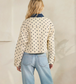 Short Polka Dot Contrast Jacket: Pre Order