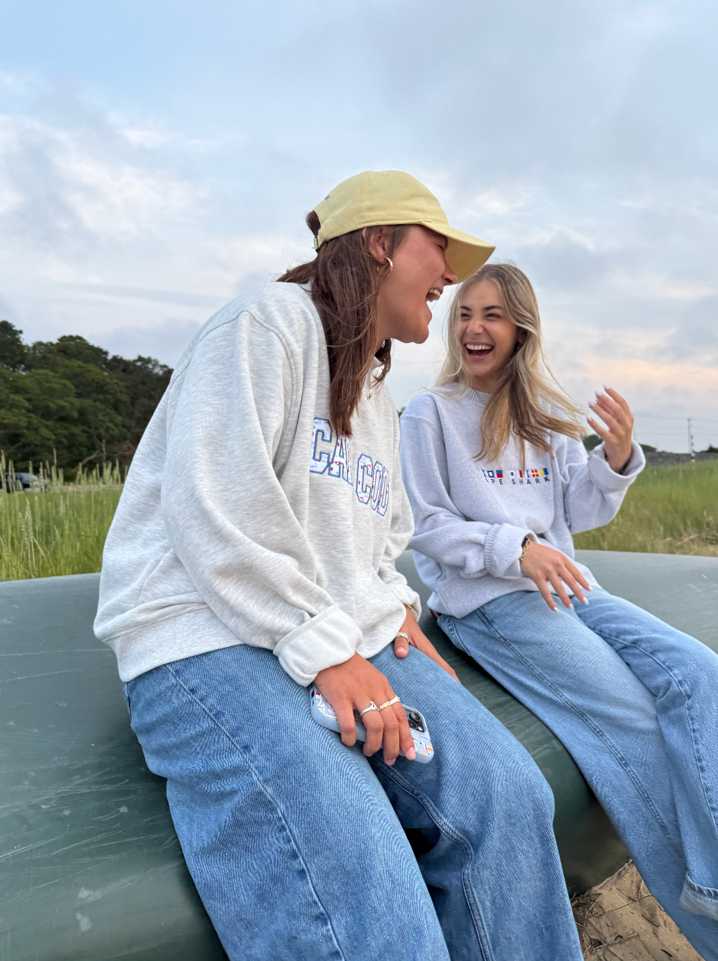 Nautical Flags - Unisex Nantucket Crewneck