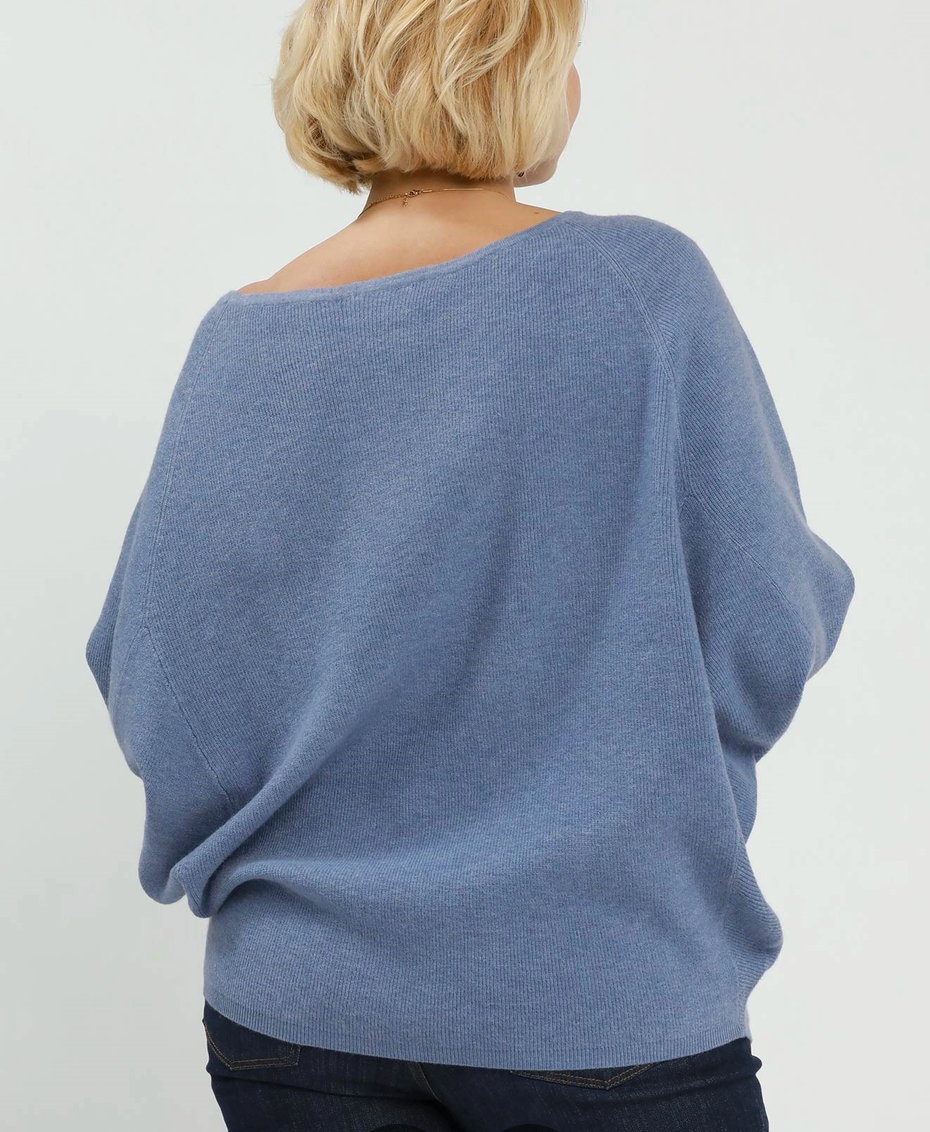 Dolman Dream Sweater: Blue