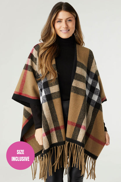 Cozy Season Plaid Wrap