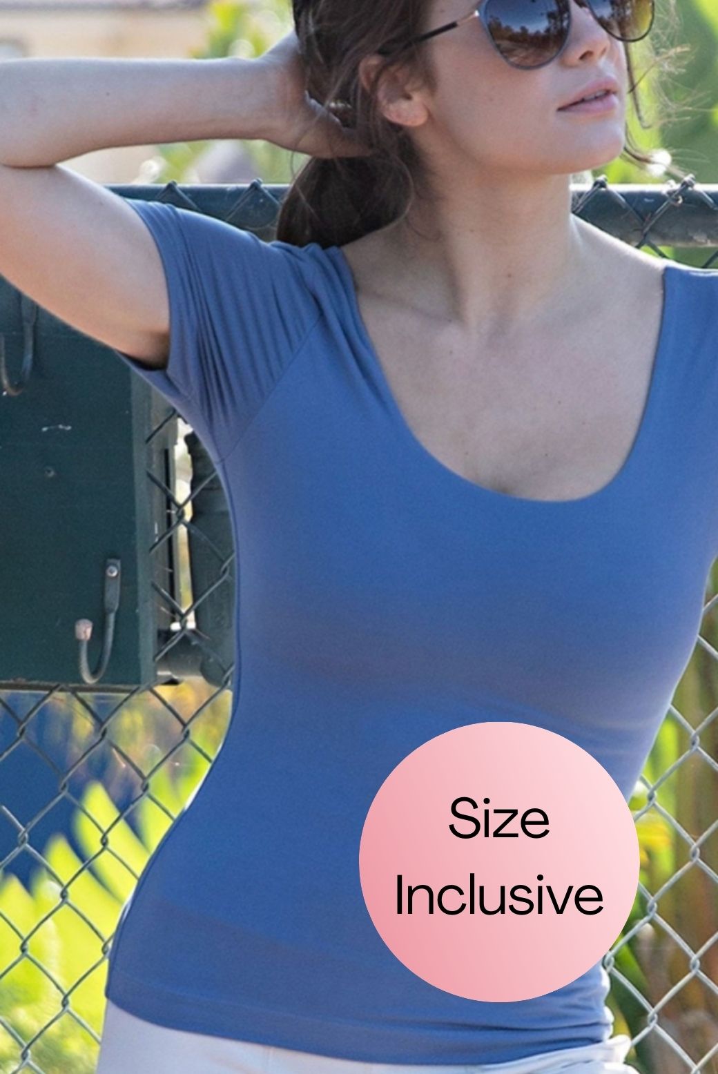 Butter Soft Short Sleeve: Paradise Blue