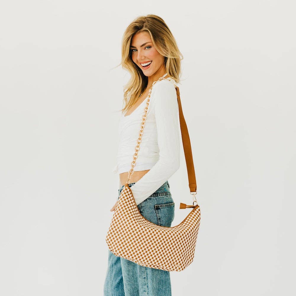 Sienna Slouchy Woven Shoulder Bag: 5 colors!