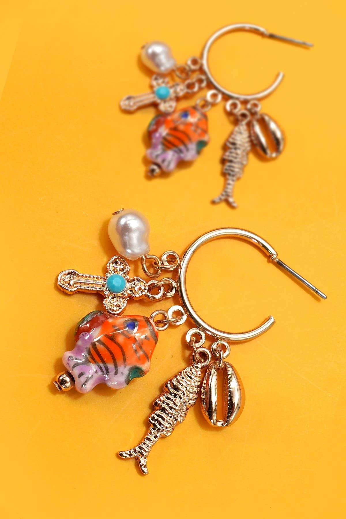 Ocean Charm Hoop