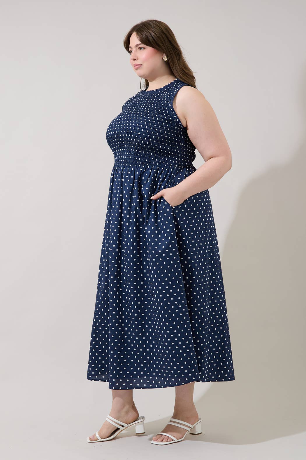 Ivany Polka Dot Midi