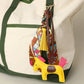 Faux Leather Horse Tassel Scarf Keychain / Bag Charm